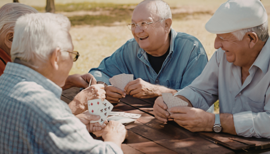 People playing cards